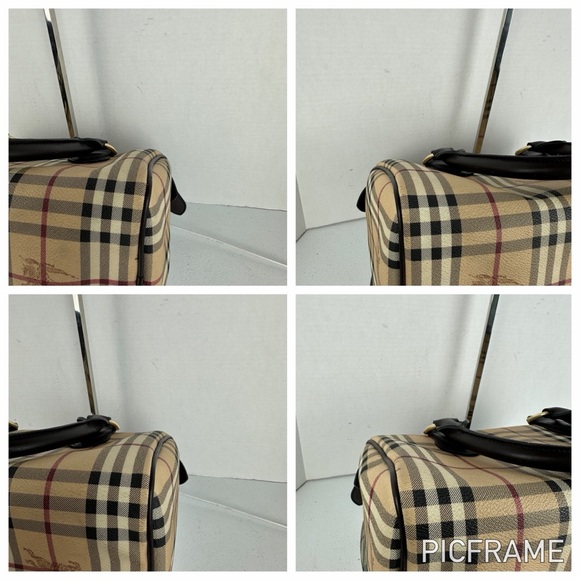 BURBERRY NOVA CHECK SATCHEL BOSTON BAG UNBRANDED STRAP - Picture 8 of 11